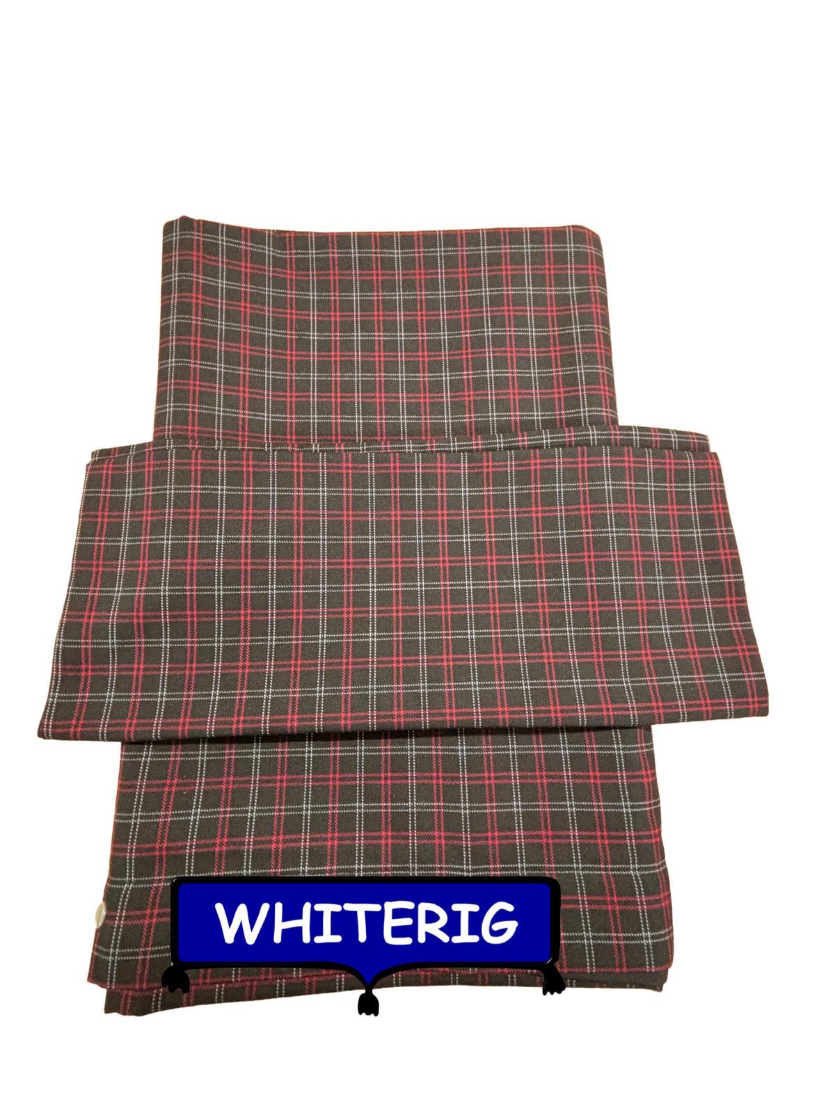 Single Duvet Set - Black and Red check  Whiterig Truck Curtains